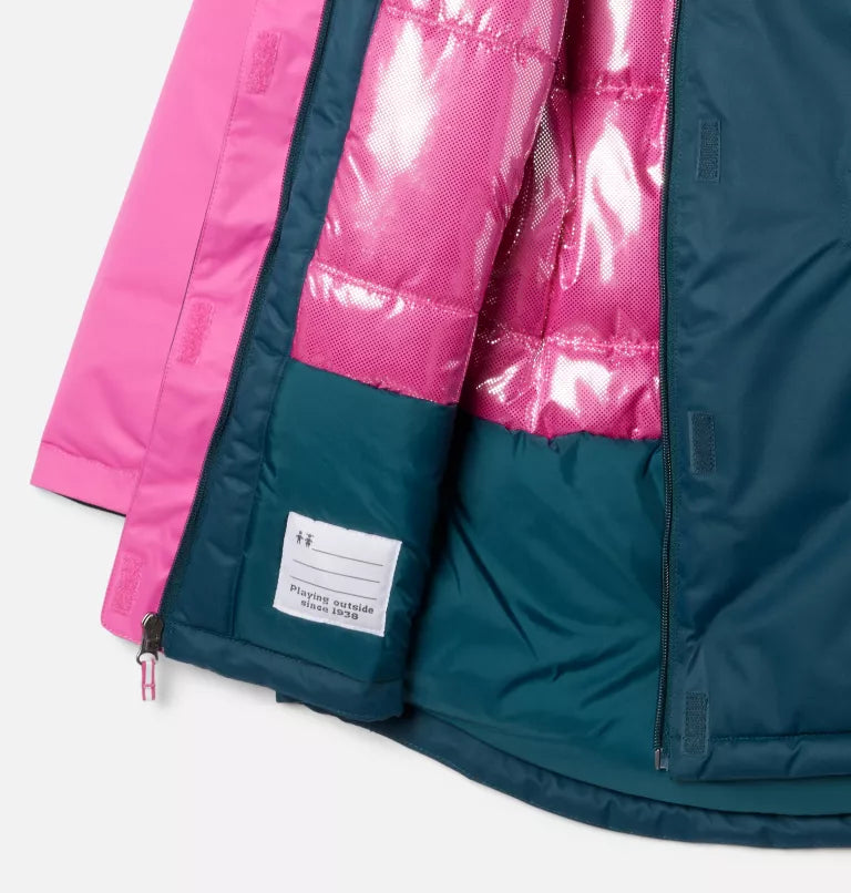 Columbia Night Wave/Pink Ice Hikebound Long Insulated Jacket