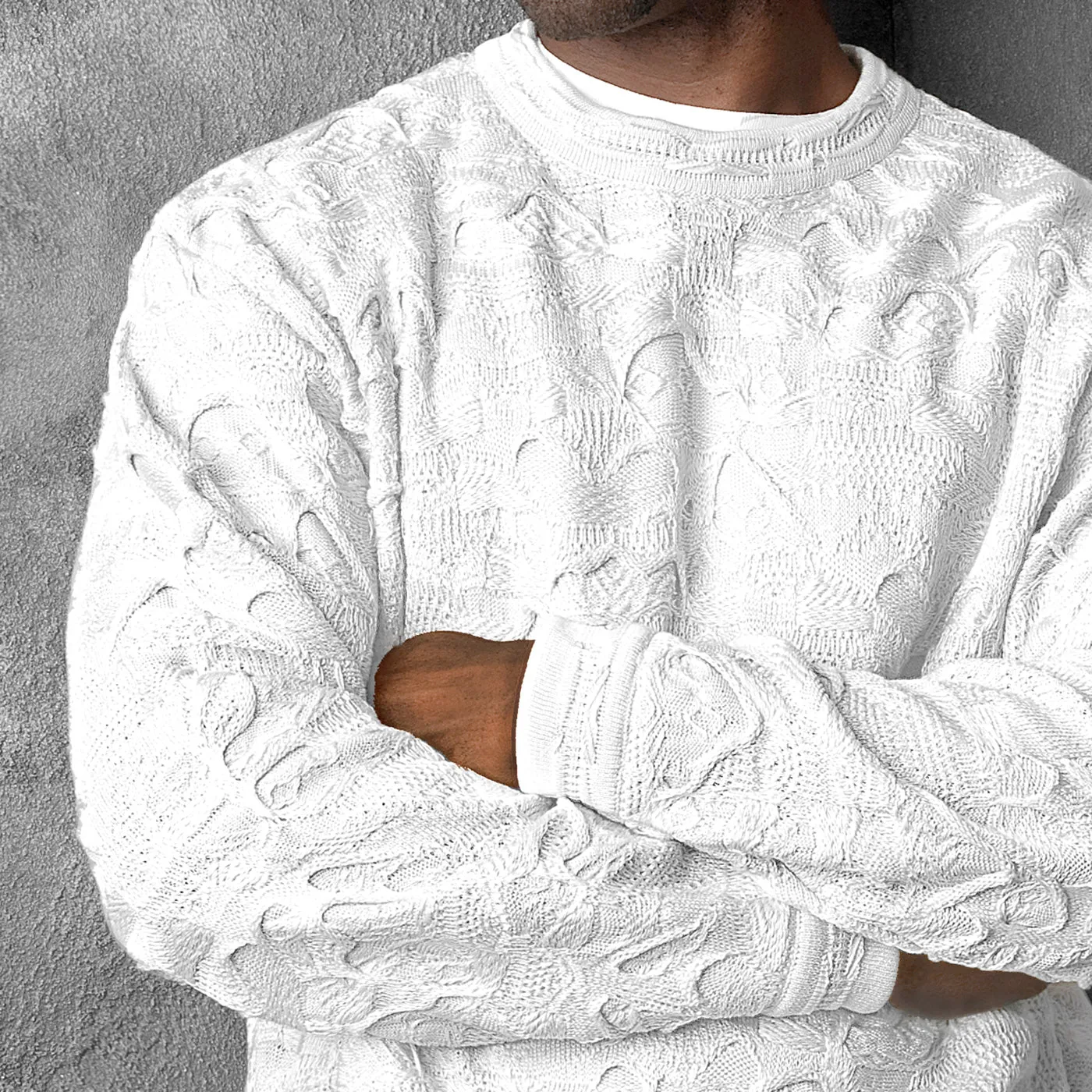 COOGI WHITEOUT CREWNECK SWEATER, SPECIAL EDITION