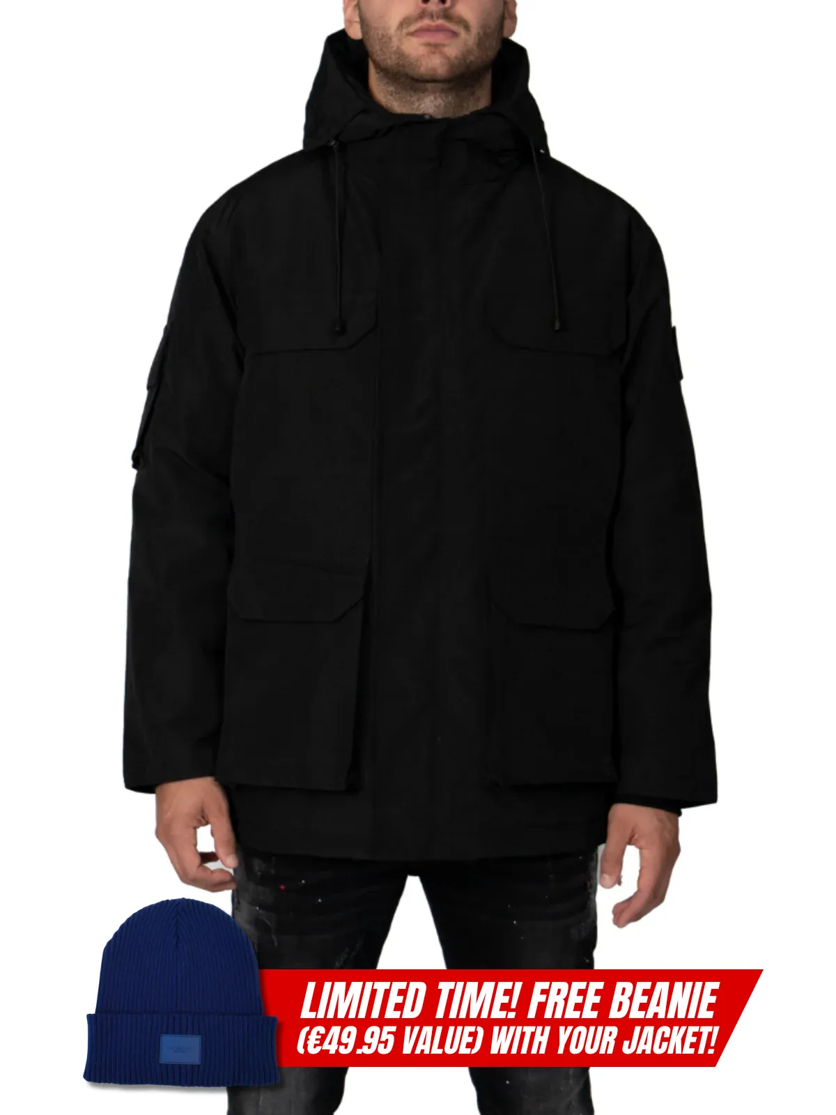 CORTINA LONG JACKET BLACK | BLACK