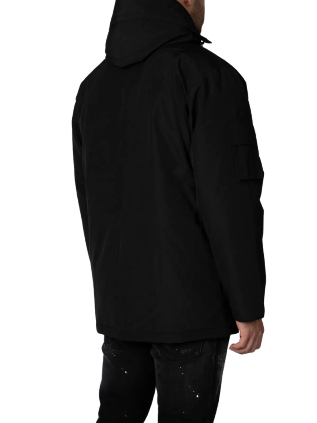 CORTINA LONG JACKET BLACK | BLACK