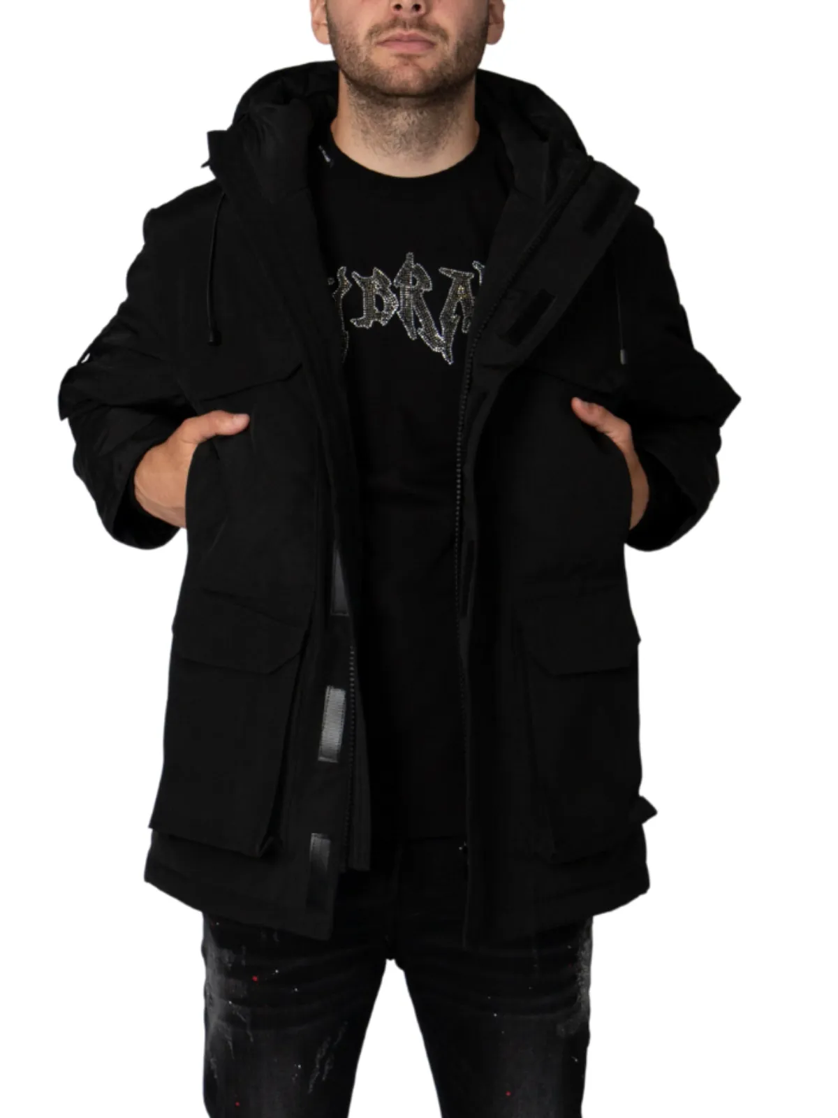 CORTINA LONG JACKET BLACK | BLACK