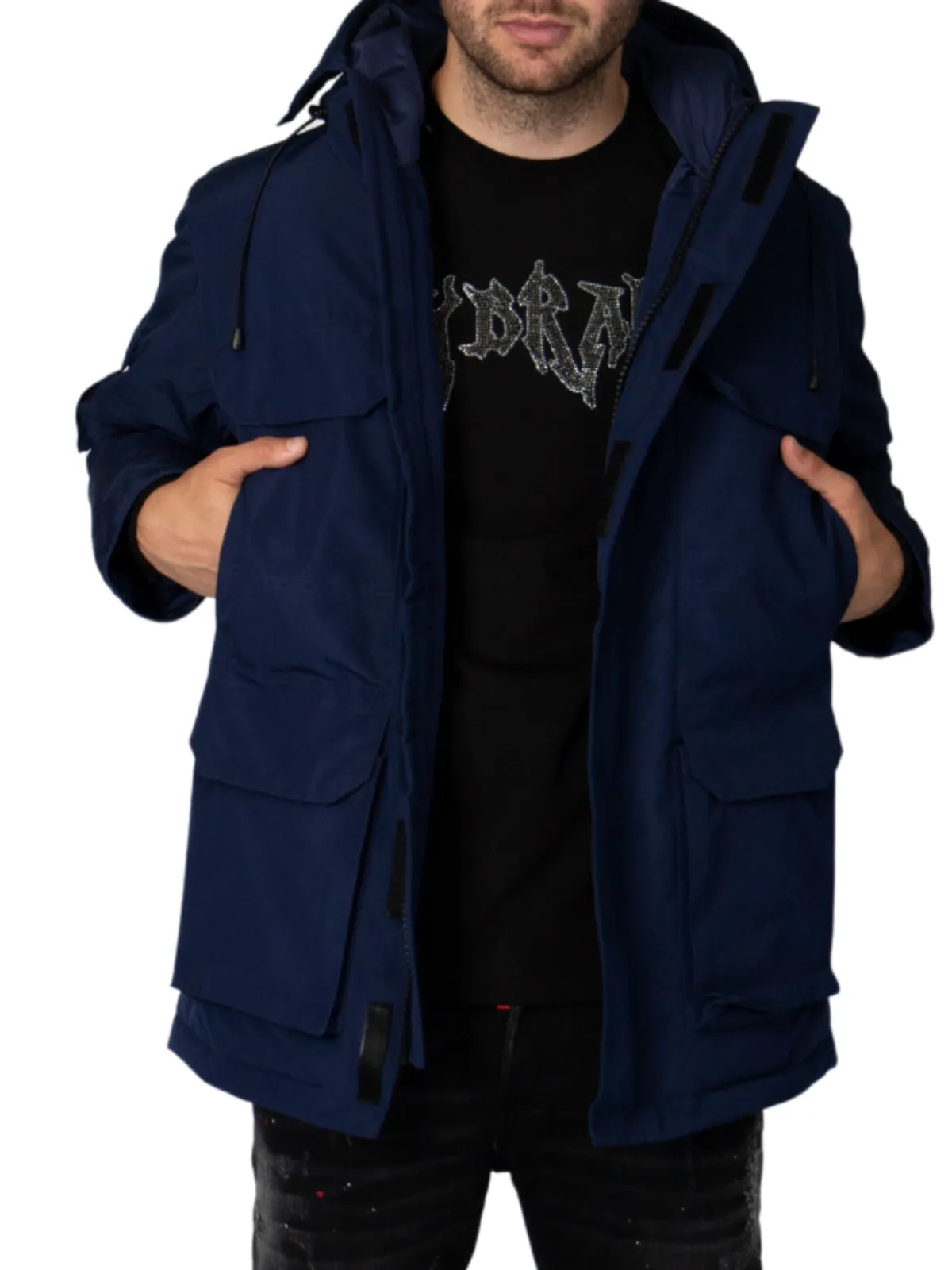 CORTINA LONG JACKET NAVY | NAVY