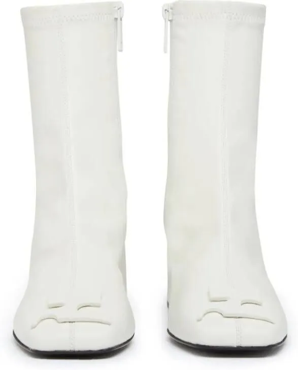 Courrèges Reedition AC ankle boots White