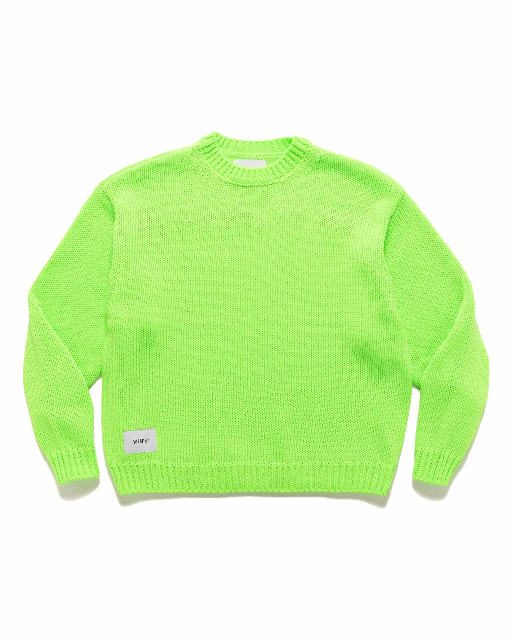 Crew Neck 01 / Sweater / Poly. Green