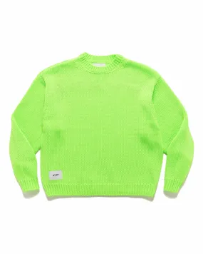 Crew Neck 01 / Sweater / Poly. Green