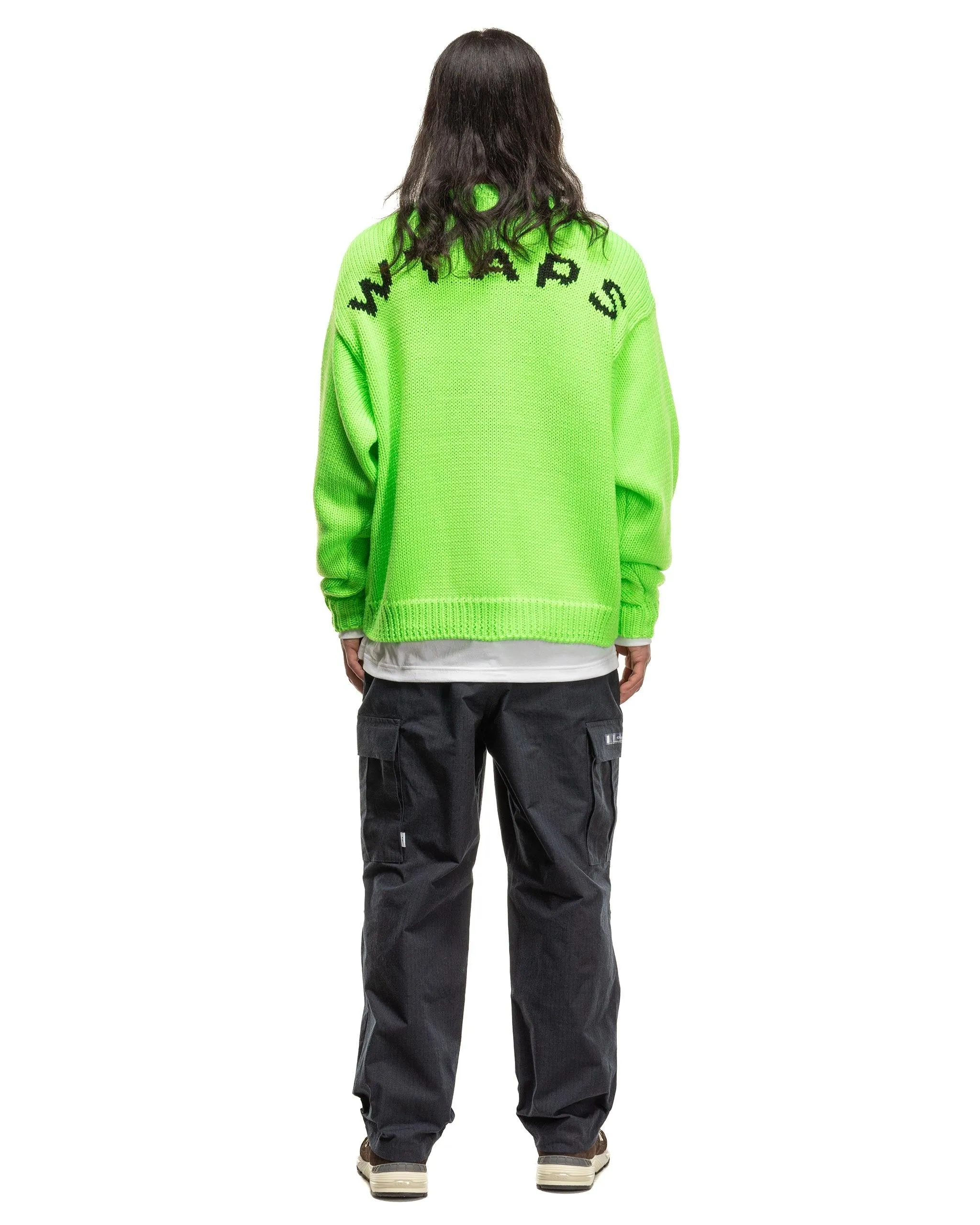 Crew Neck 01 / Sweater / Poly. Green