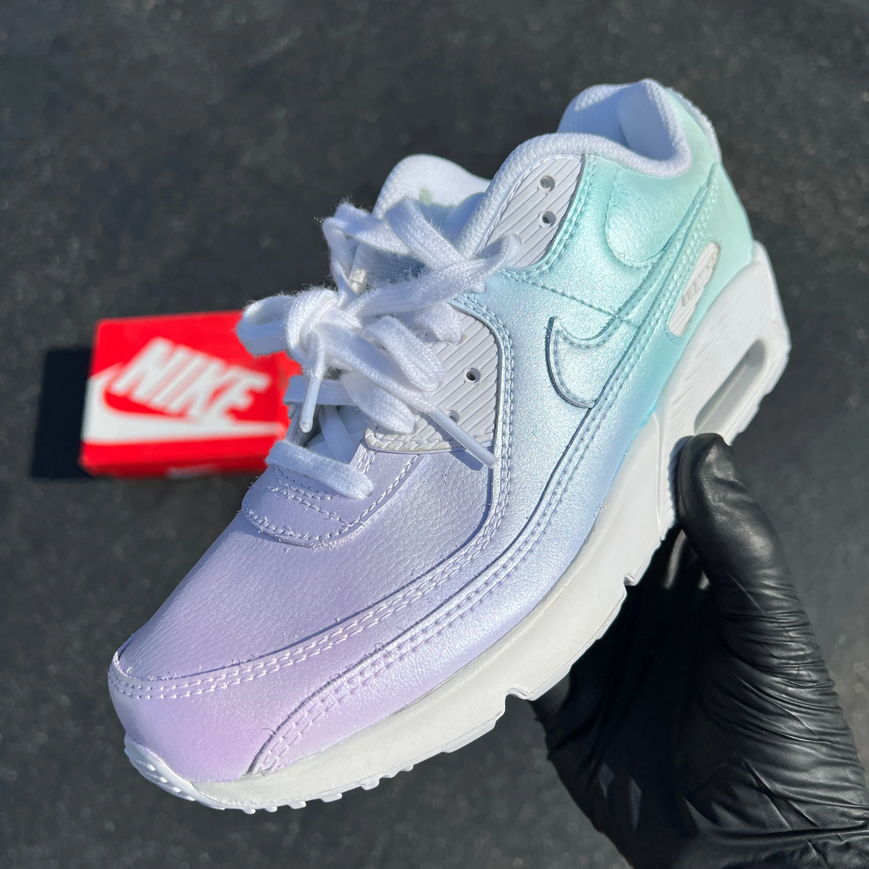 Custom NTWRK Air Max Day Gradient Air Max 90s