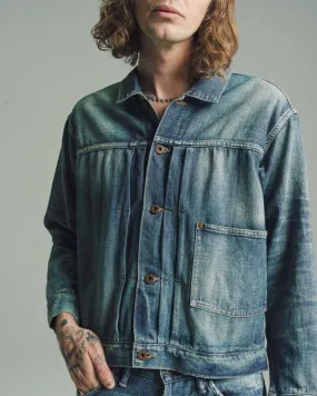 Damaged Denim Jacket - Indigo