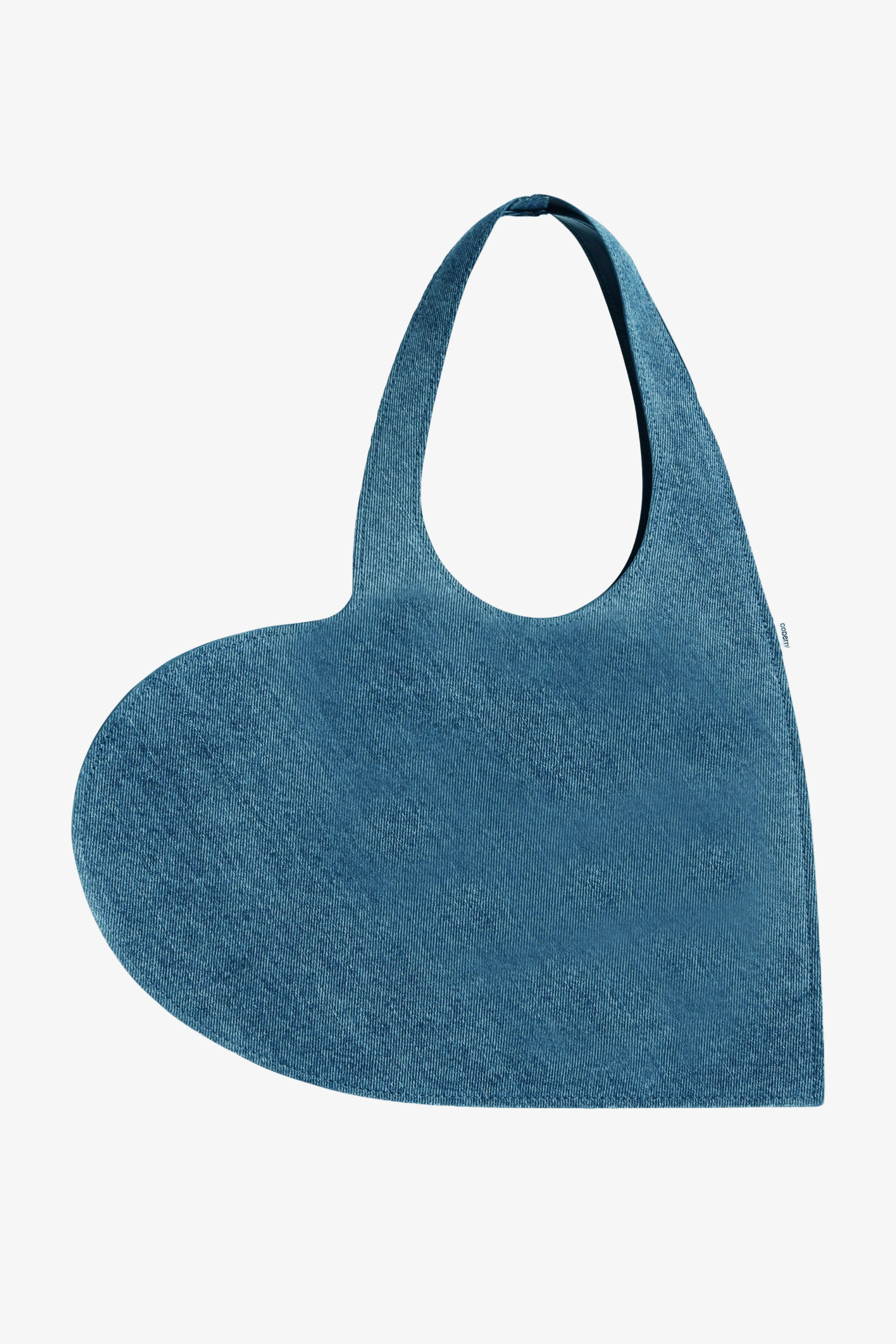 Denim Heart Tote Bag