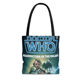 Doctor Who Book Cover Tote Bag