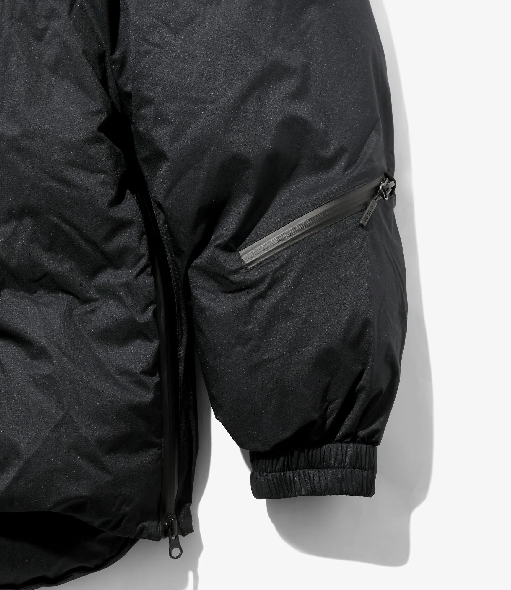 Down Zip Jacket – Dark Navy Ripstop Nylon