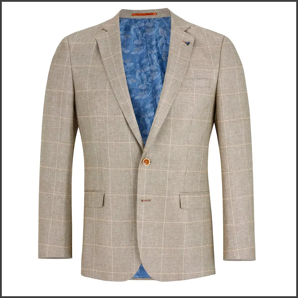 Drifter Beige Check Cruise Jacket