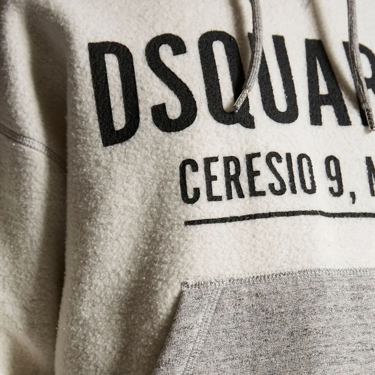 DSQUARED2 - Ceresio9 Mike Hoodie in Ivory