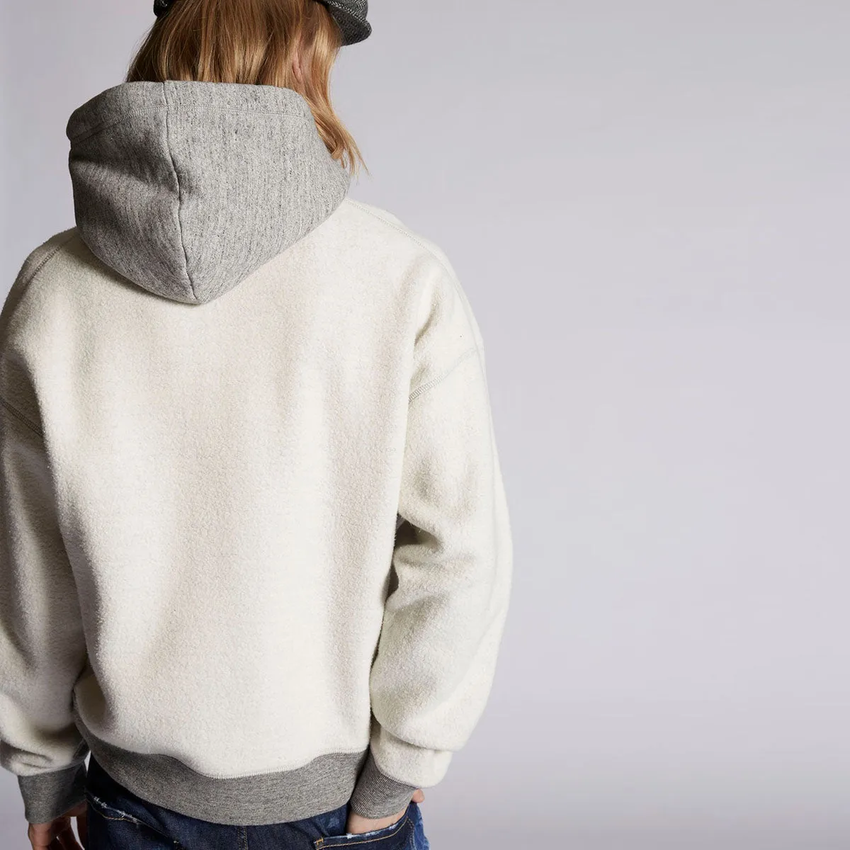 DSQUARED2 - Ceresio9 Mike Hoodie in Ivory