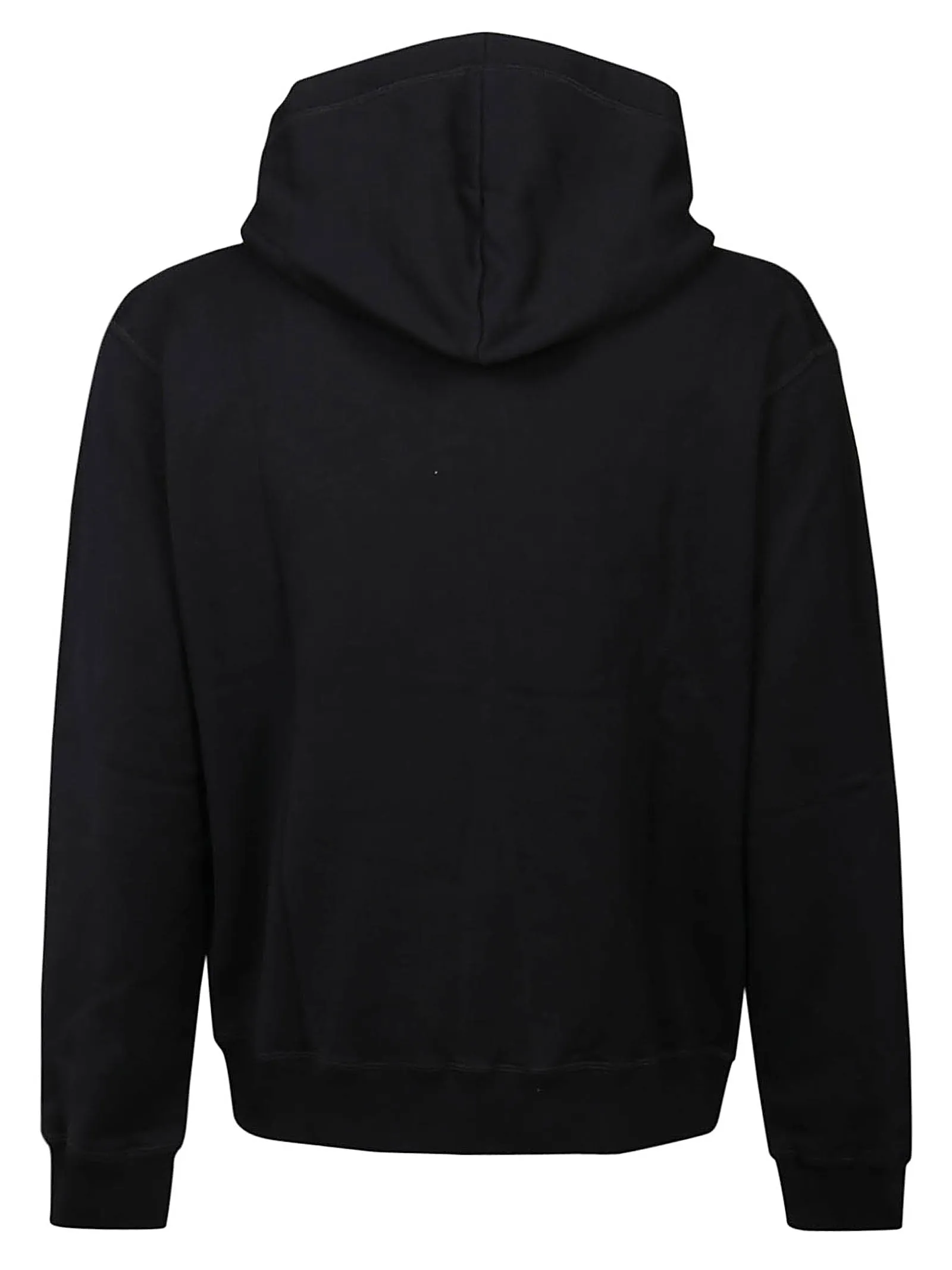 Dsquared2 Logo-Printed Ribbed Hem Hoodie