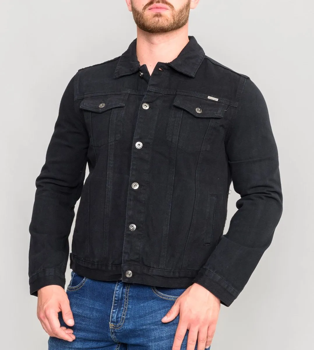 Duke Kingsize Big Western Denim Jacket Black