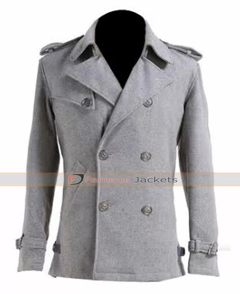 Edward Cullen Twilight Grey Wool Jacket - Famous Jackets