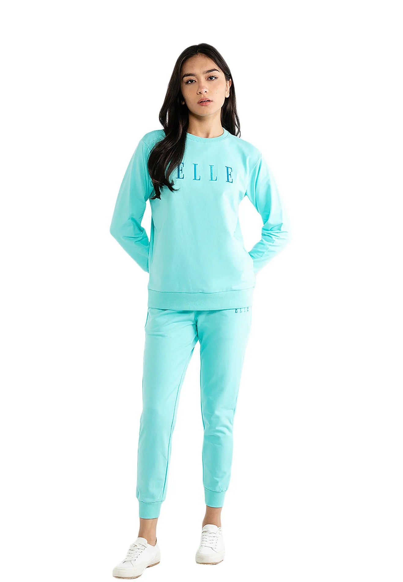 ELLE Active Solid Classic Logo Sweater