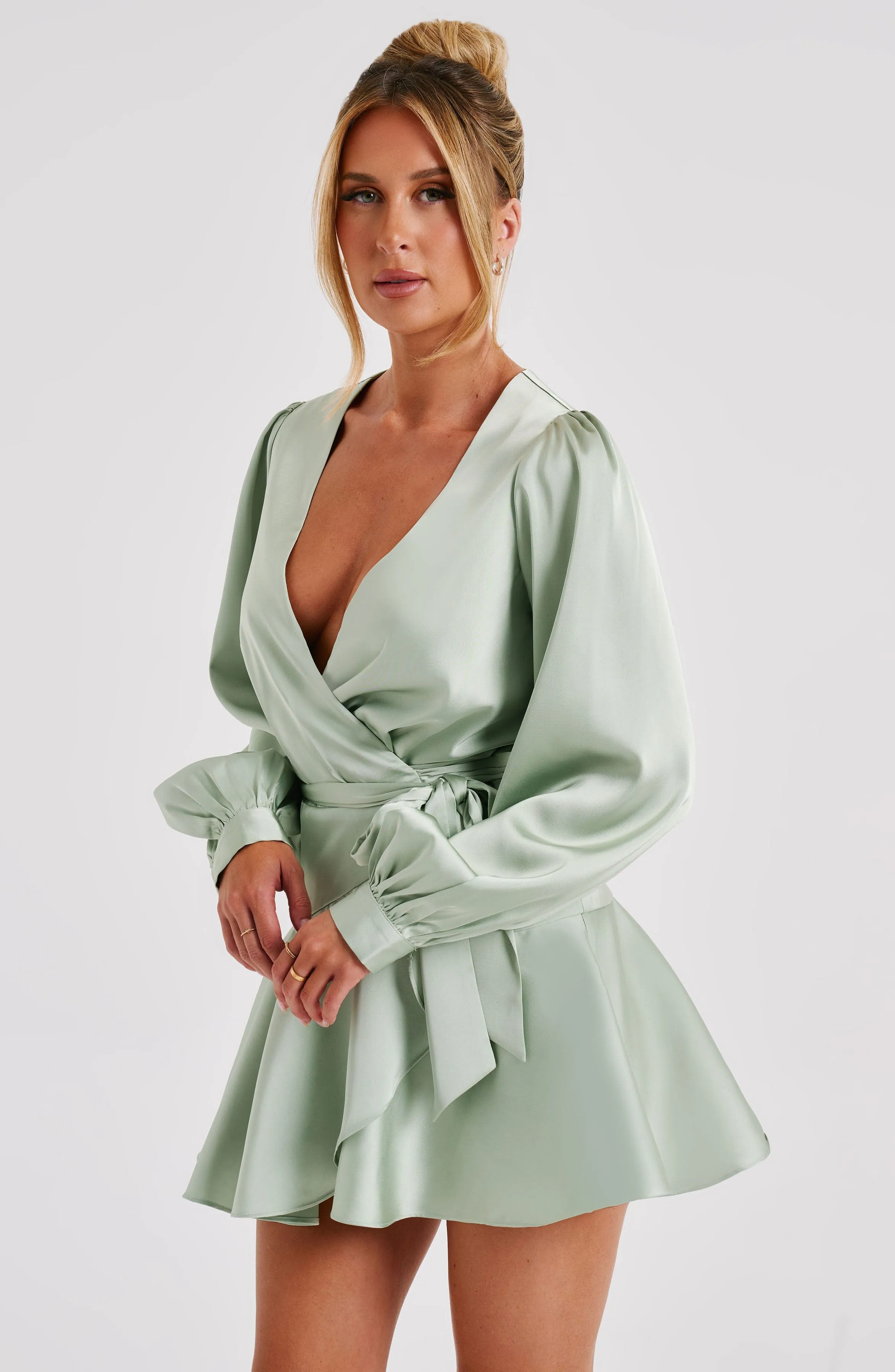 Ellis Mini Dress - Sage