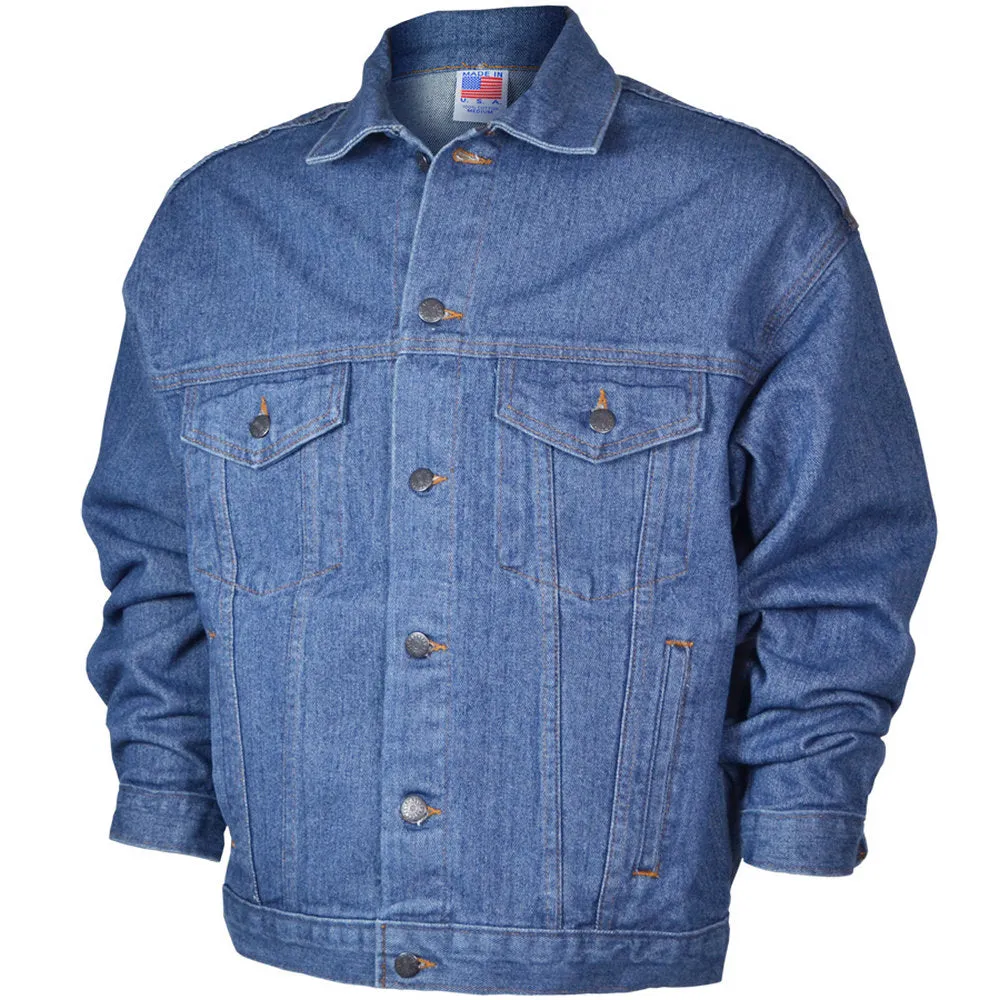 Embossed Denim Jacket