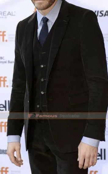 Enemy Premiere Jake Gyllenhaal Black Suit - Famous Jackets