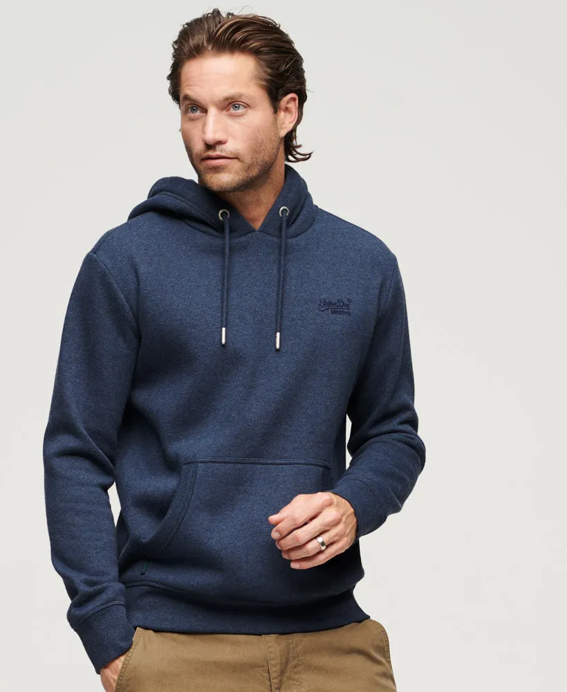 Essential Logo Hoodie | Vintage Navy Marle