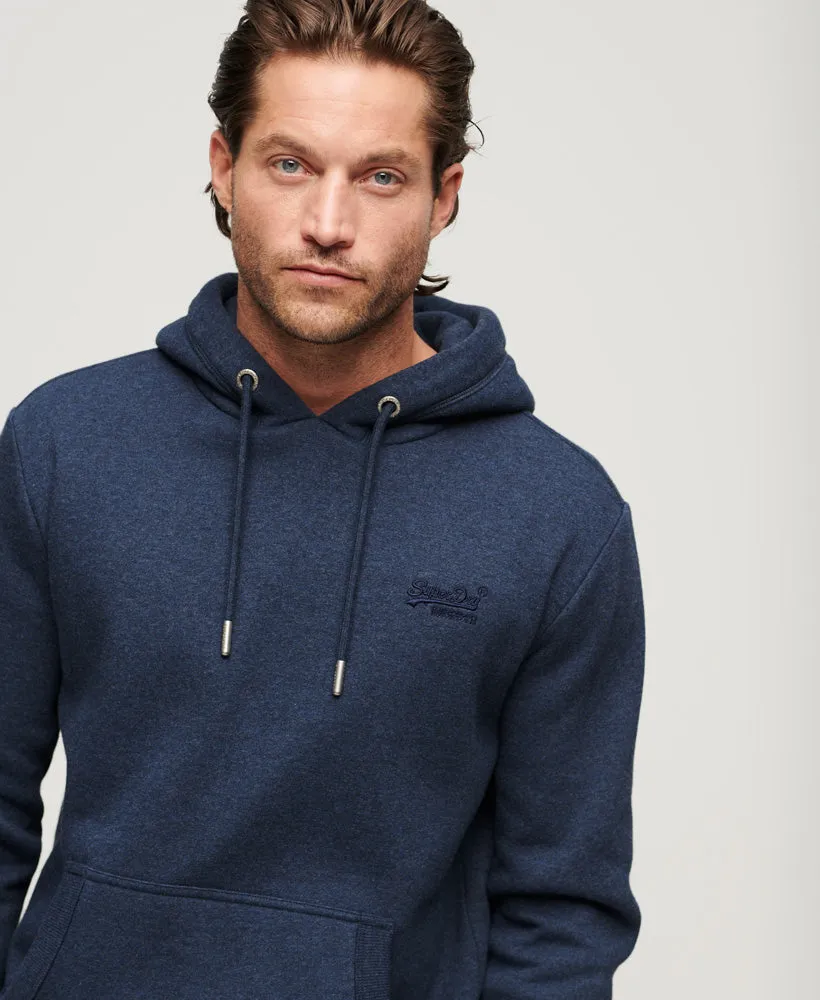 Essential Logo Hoodie | Vintage Navy Marle