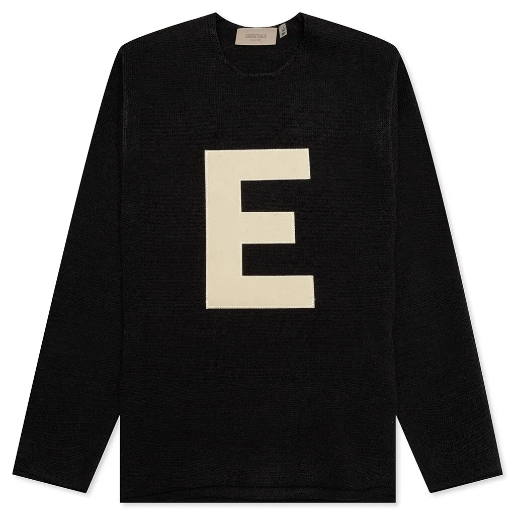 Essentials Kid's Big E Sweater - Iron