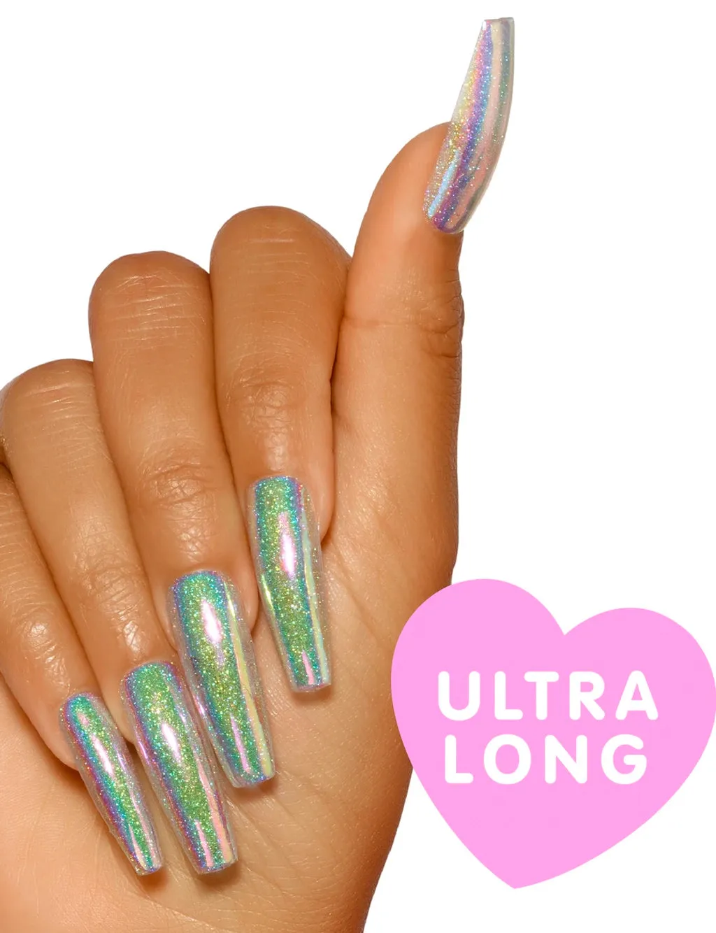 FALSE NAIL SET - STRIPPER HEELS - ULTRA LONG