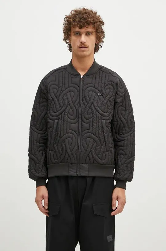 Filling Pieces bomber jacket men’s black color 99400151861