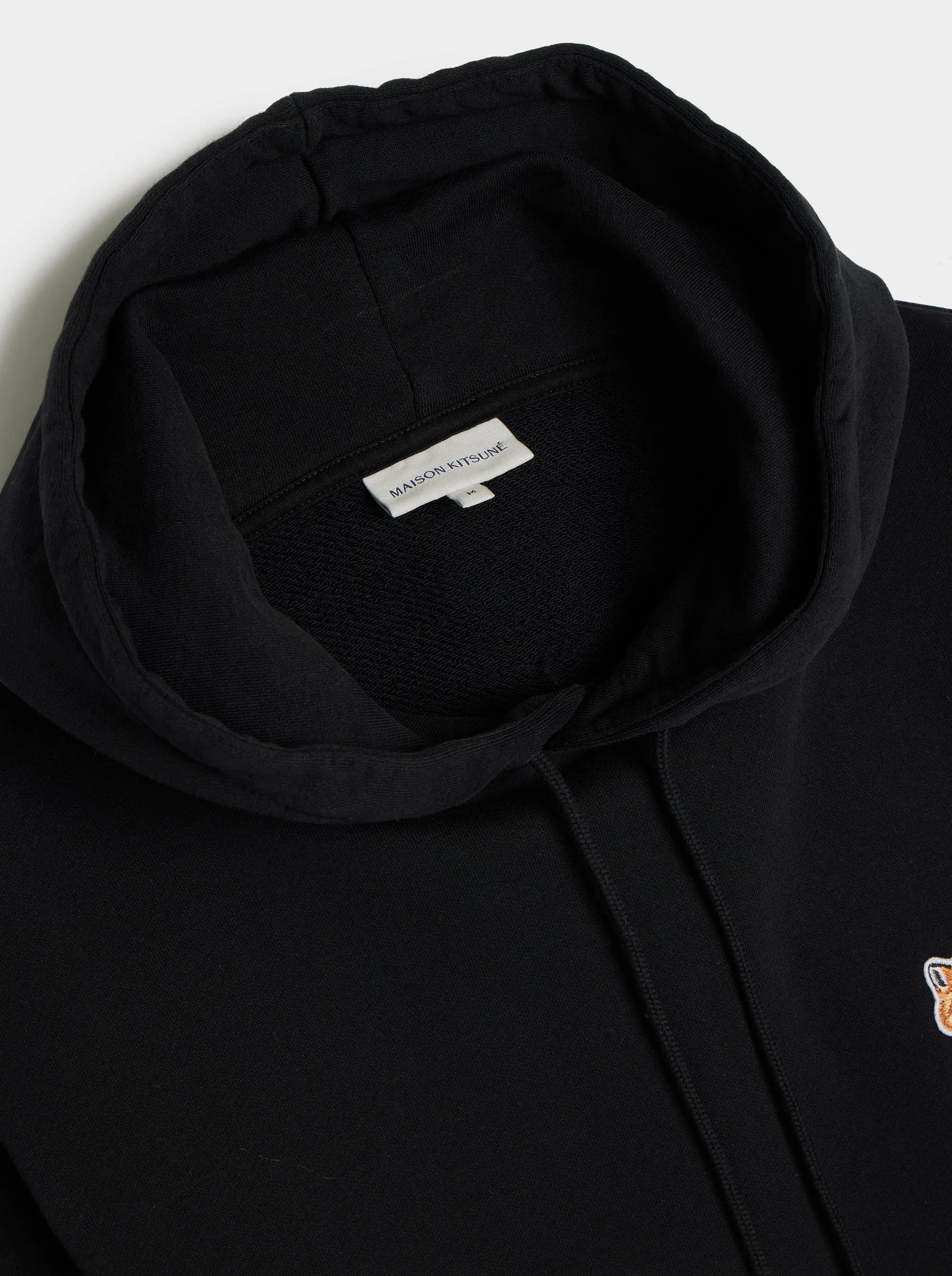 Fox Head Patch Regular Hoodie, Black