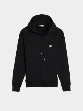 Fox Head Patch Regular Hoodie, Black