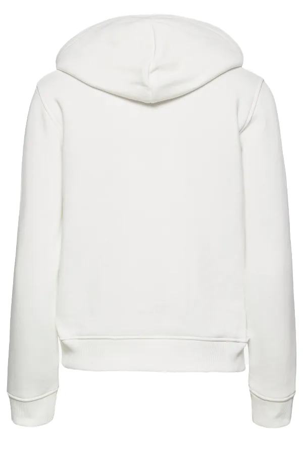 GANT Women Gold Shield Hoodie Eggshell