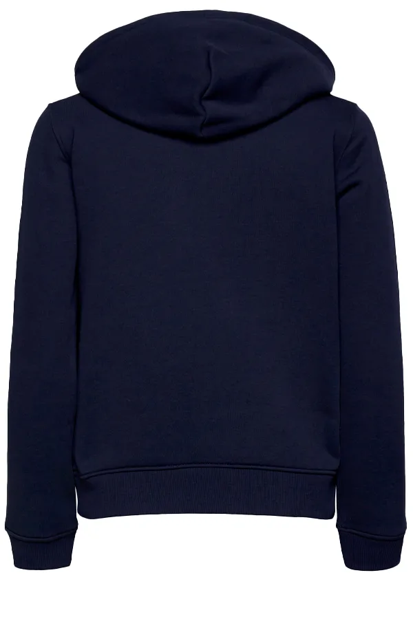 GANT Women Gold Shield Hoodie Navy