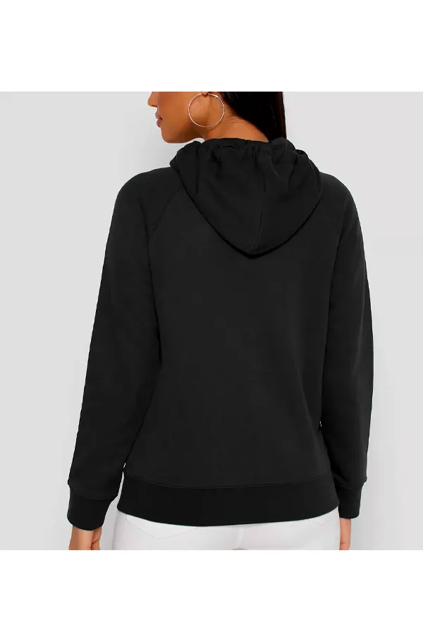 GANT Women Shield Logo Hoodie Black