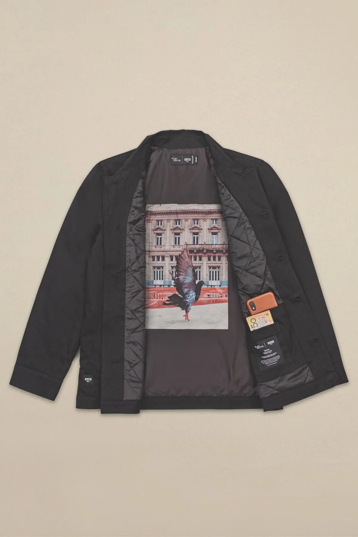 GLOBE JACKET BUENOS AIRES BLACK