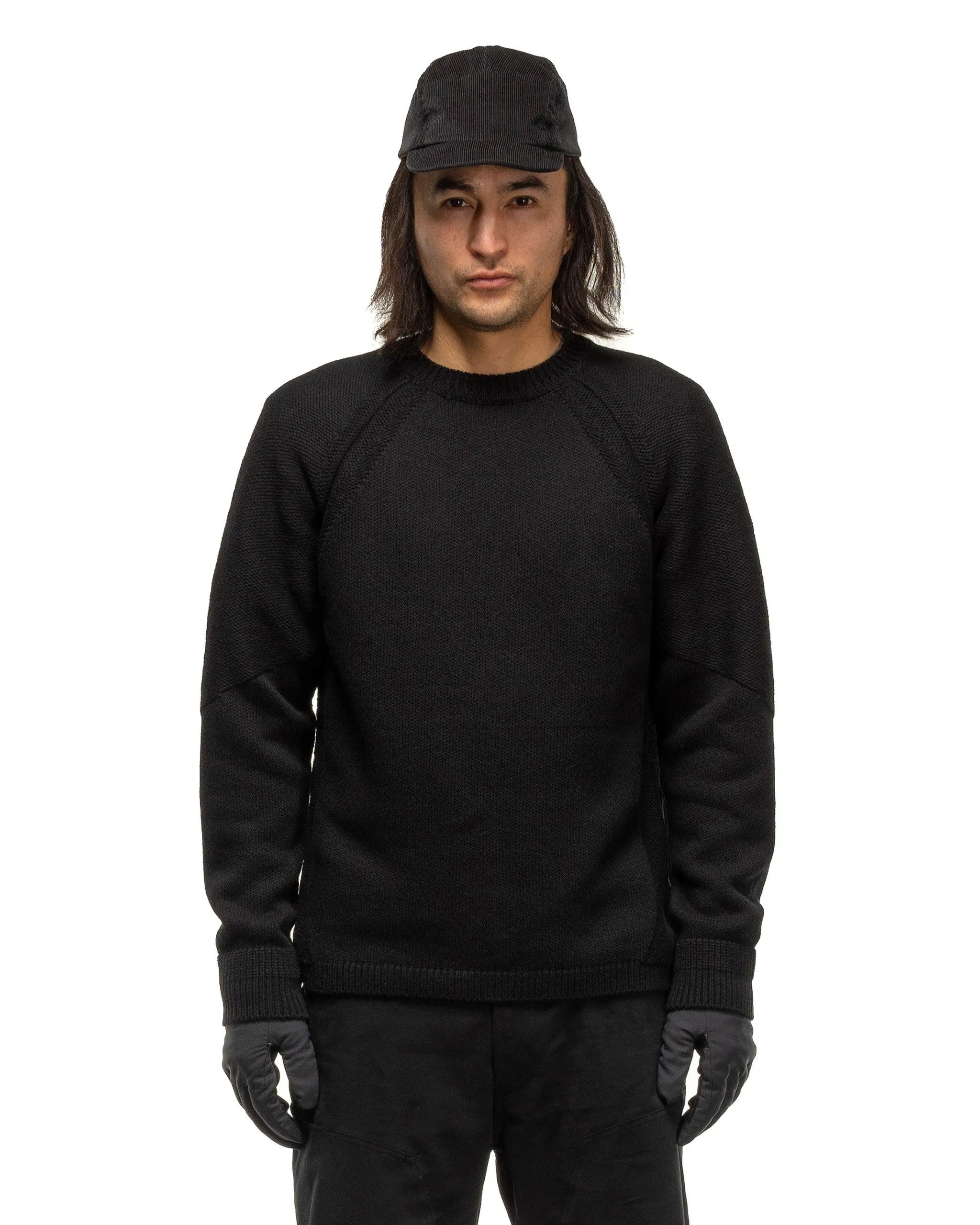 Harbour Sweater - Cotton Cashmere Knit Black