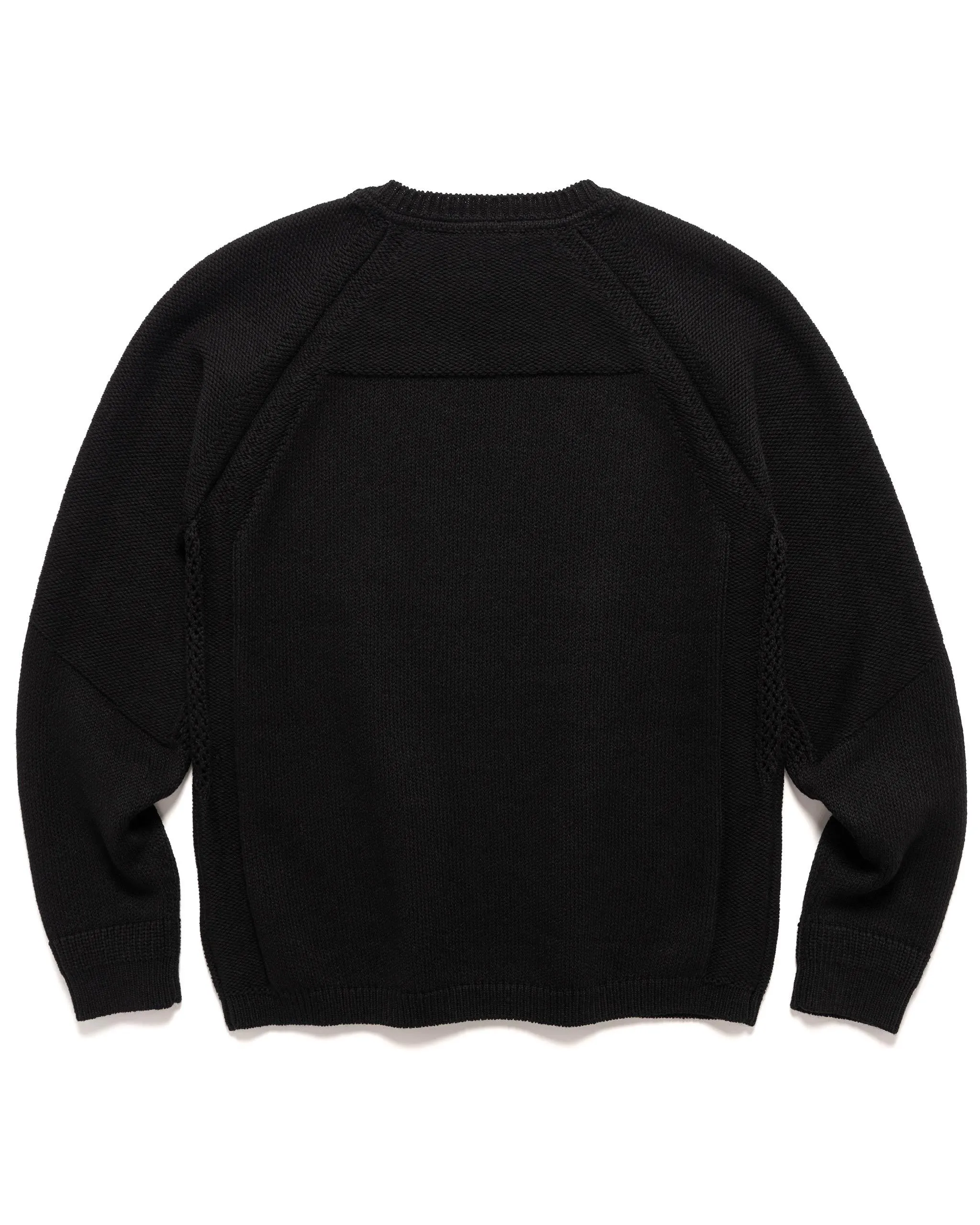 Harbour Sweater - Cotton Cashmere Knit Black