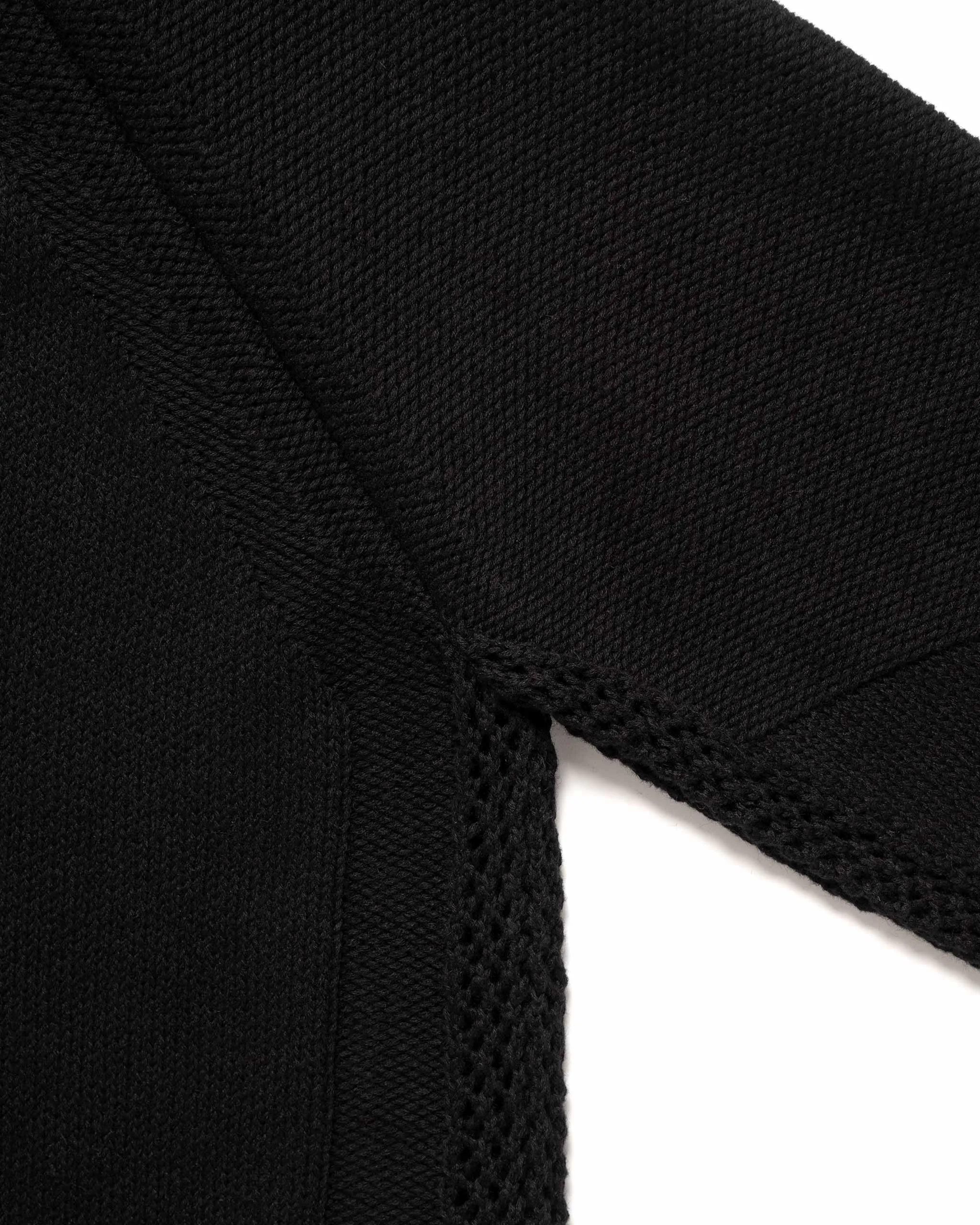 Harbour Sweater - Cotton Cashmere Knit Black