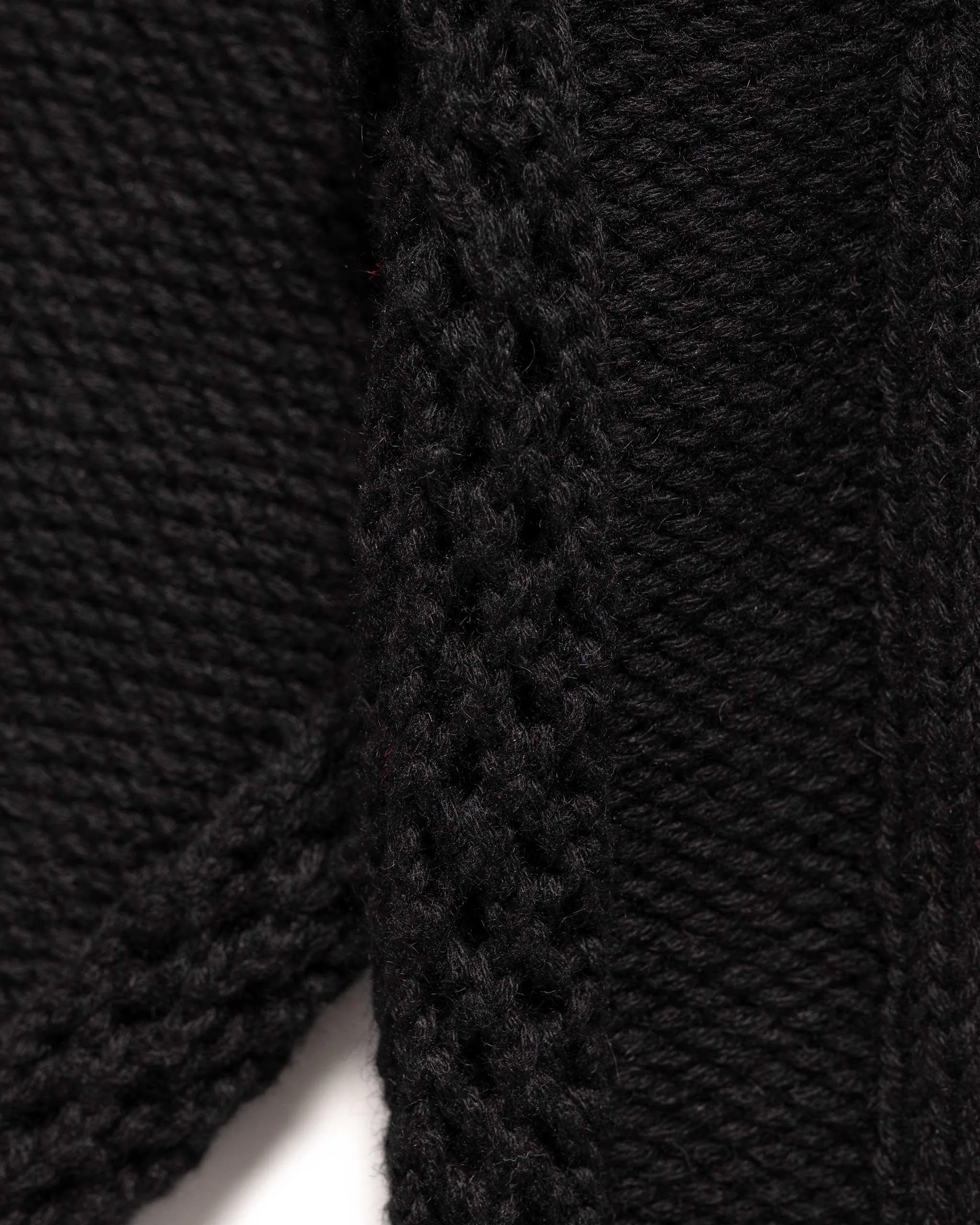 Harbour Sweater - Cotton Cashmere Knit Black