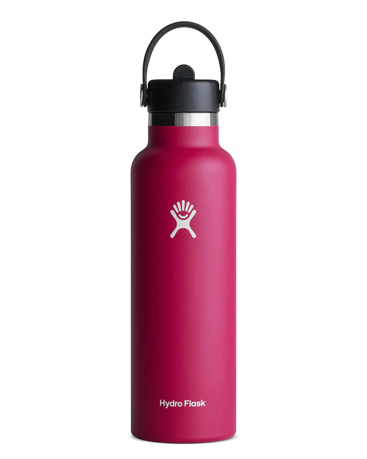 Hydroflask 21oz Standard Mouth (621ml) with Flex Straw Cap