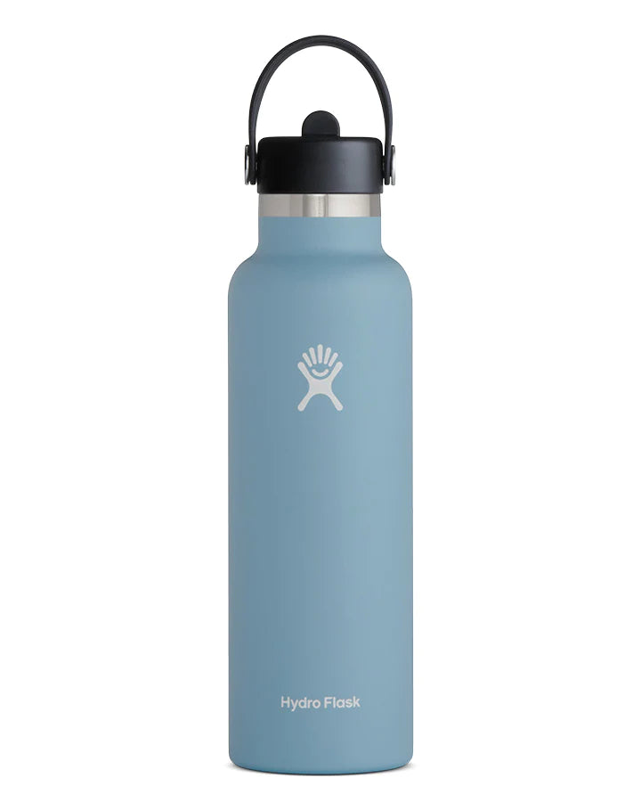 Hydroflask 21oz Standard Mouth (621ml) with Flex Straw Cap