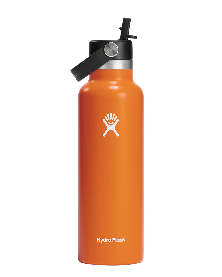 Hydroflask 21oz Standard Mouth (621ml) with Flex Straw Cap