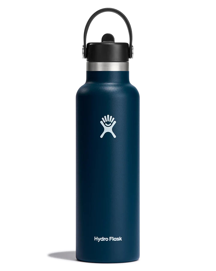 Hydroflask 21oz Standard Mouth (621ml) with Flex Straw Cap