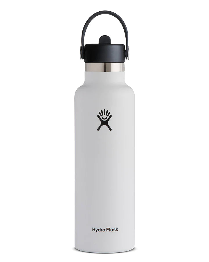 Hydroflask 21oz Standard Mouth (621ml) with Flex Straw Cap