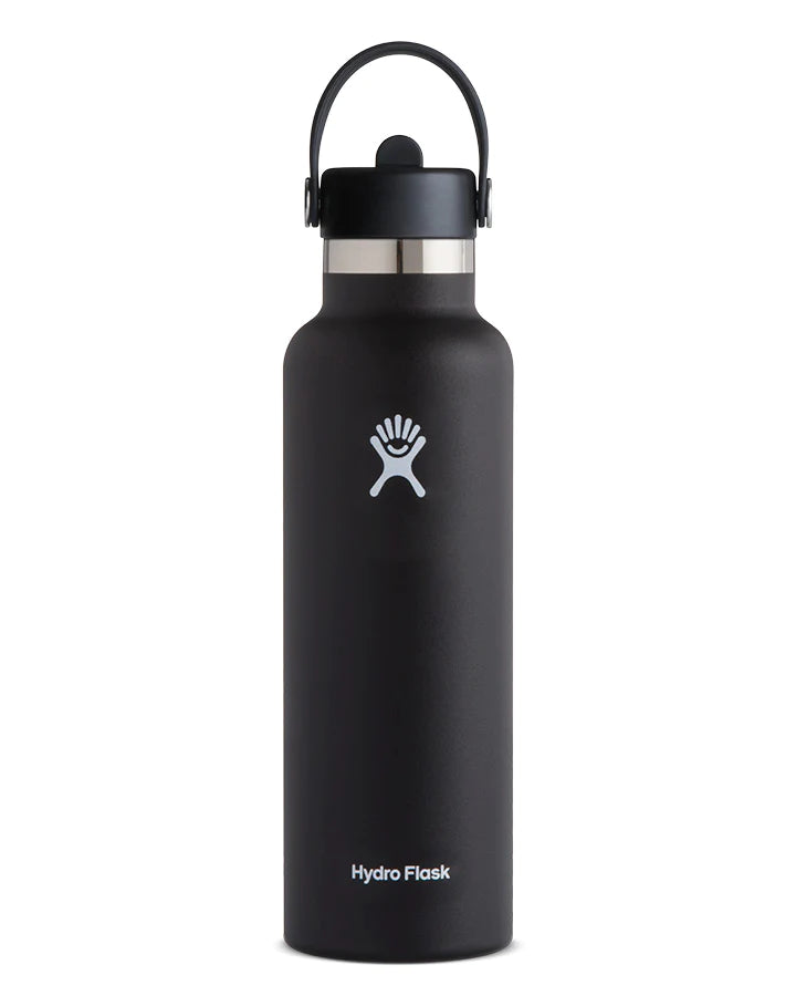 Hydroflask 21oz Standard Mouth (621ml) with Flex Straw Cap