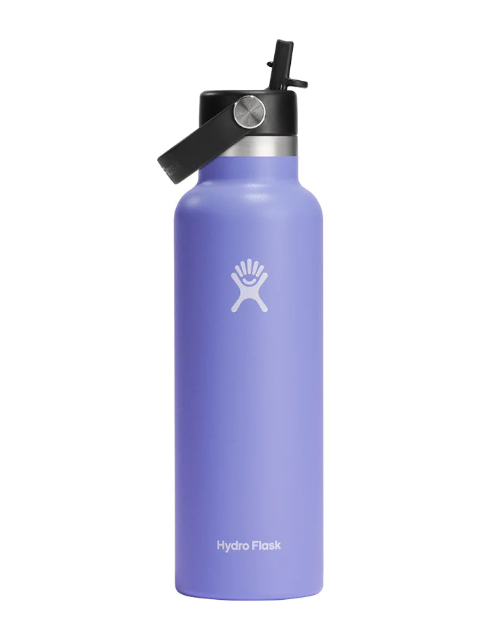 Hydroflask 21oz Standard Mouth (621ml) with Flex Straw Cap