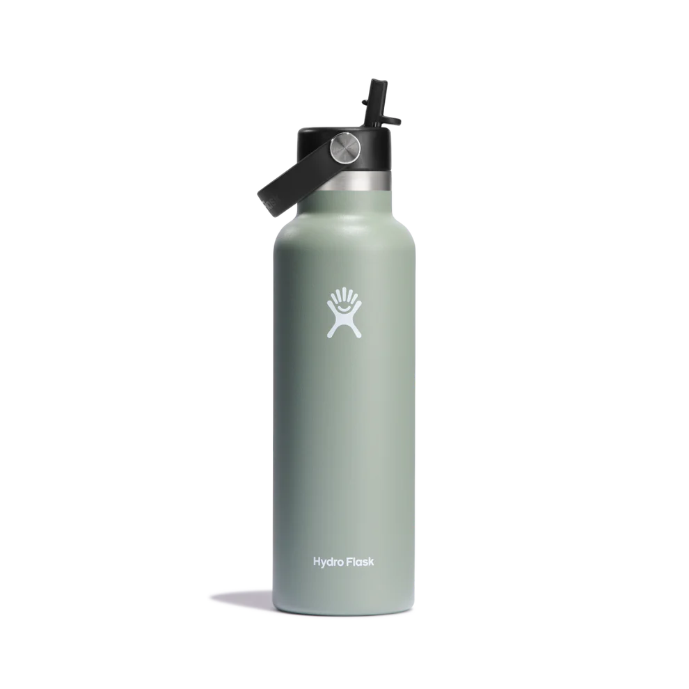 Hydroflask 21oz Standard Mouth (621ml) with Flex Straw Cap