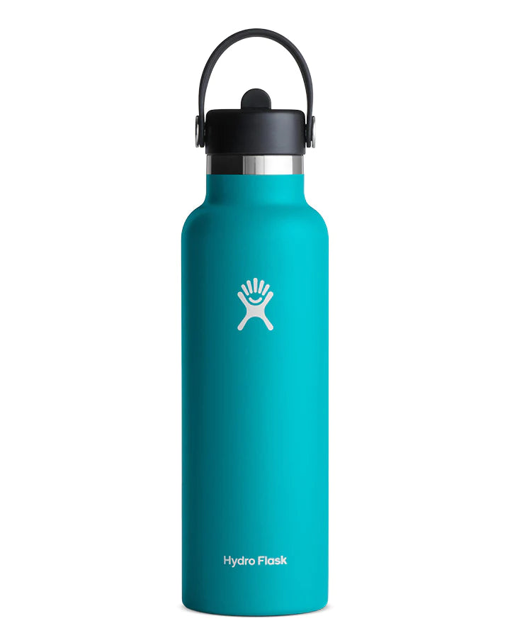 Hydroflask 21oz Standard Mouth (621ml) with Flex Straw Cap