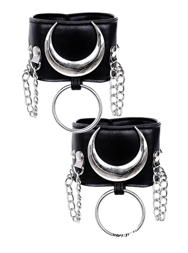 Iron Moon Cuff Ankle Bracelets